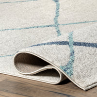 Nuloom Thigpen Contemporary Nth1498E Light Blue Area Rug