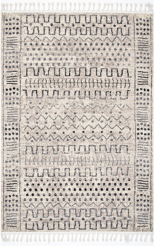 Nuloom Tulia Ethnic Ntu3390B Ivory Area Rug