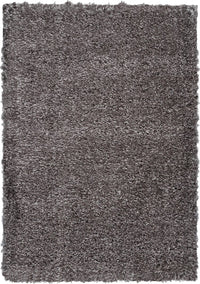 Nourison Luxe Shag Lxs01 Charcoal Grey Shag Area Rug