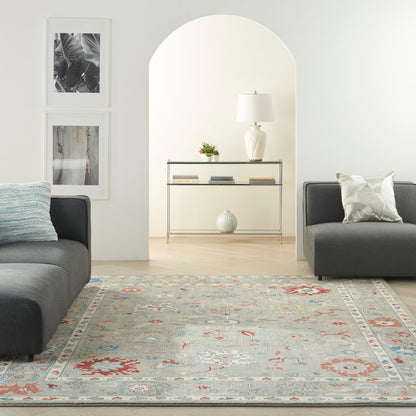 Nourison Parisa Psa03 Grey Area Rug