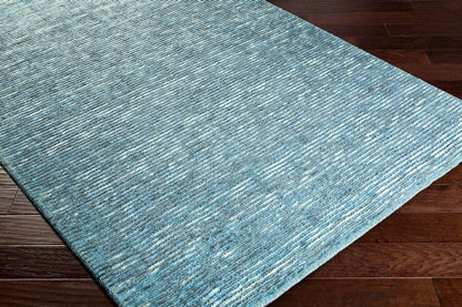 Surya Gaia Gai-1001 Teal Blue / Cameo Blue Solid Color Area Rug