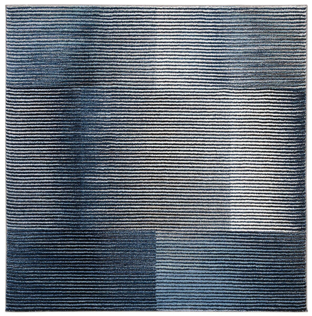 Safavieh Galaxy Gal115M Blue / Navy Striped Area Rug