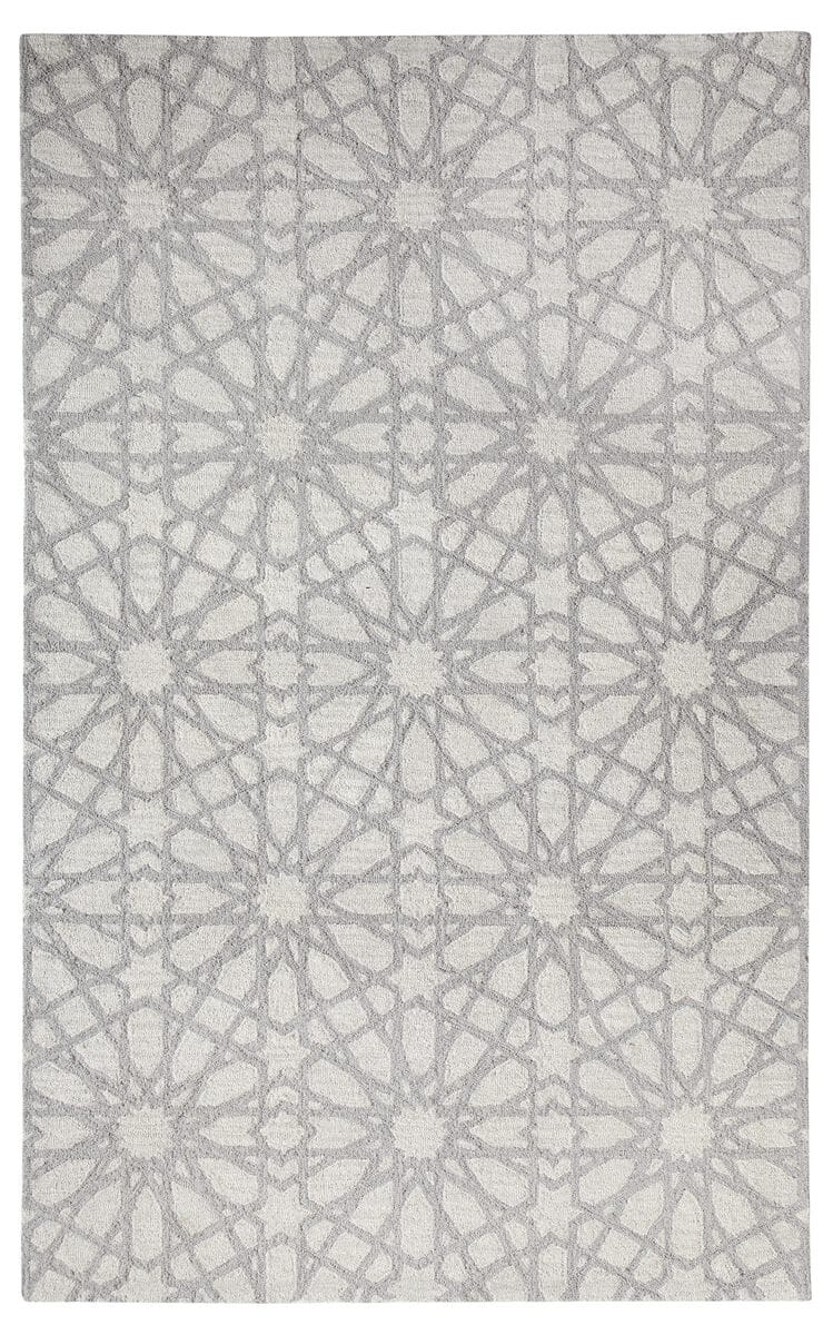 Dynamic Galleria 7862 Silver Geometric Area Rug