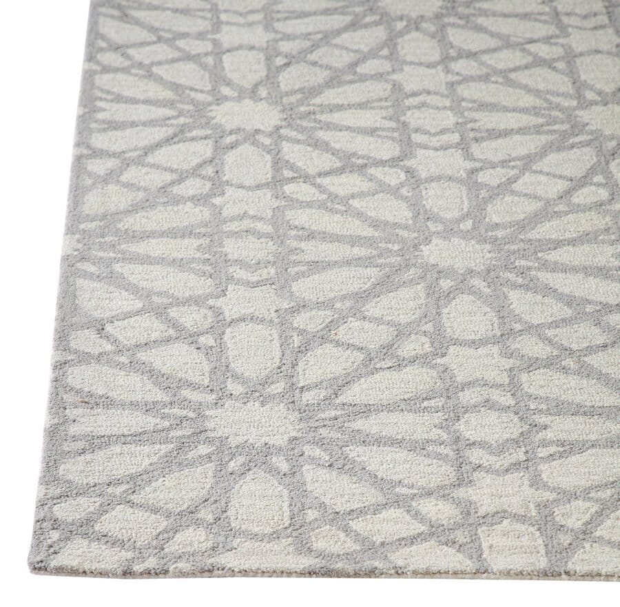 Dynamic Galleria 7862 Silver Geometric Area Rug