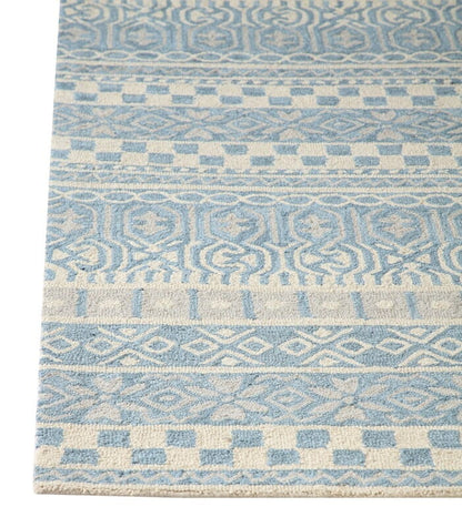 Dynamic Galleria 7863 Blue Striped Area Rug