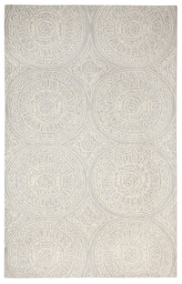 Dynamic Galleria 7866 Silver Damask Area Rug