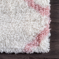 Nuloom Nelda Trellis Kids Nne2915A Baby Pink Area Rug