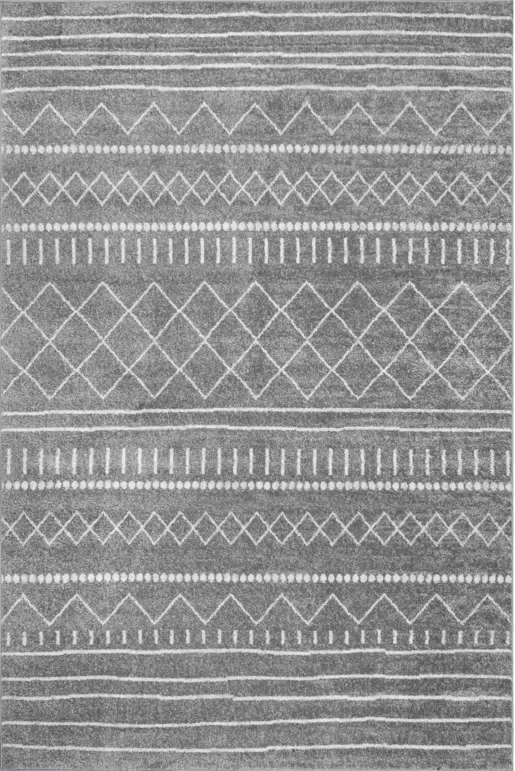 Nuloom Ryden Moroccan Trellis Nry1368A Gray Area Rug