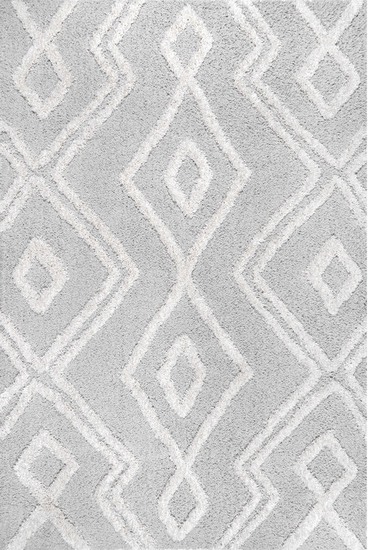 Nuloom Vivianne Moroccan Nvi2415A Light Gray Area Rug