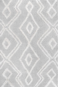 Nuloom Vivianne Moroccan Nvi2415A Light Gray Area Rug