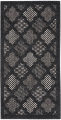 Nourison Easy Care Nes01 Charcoal/Black Area Rug