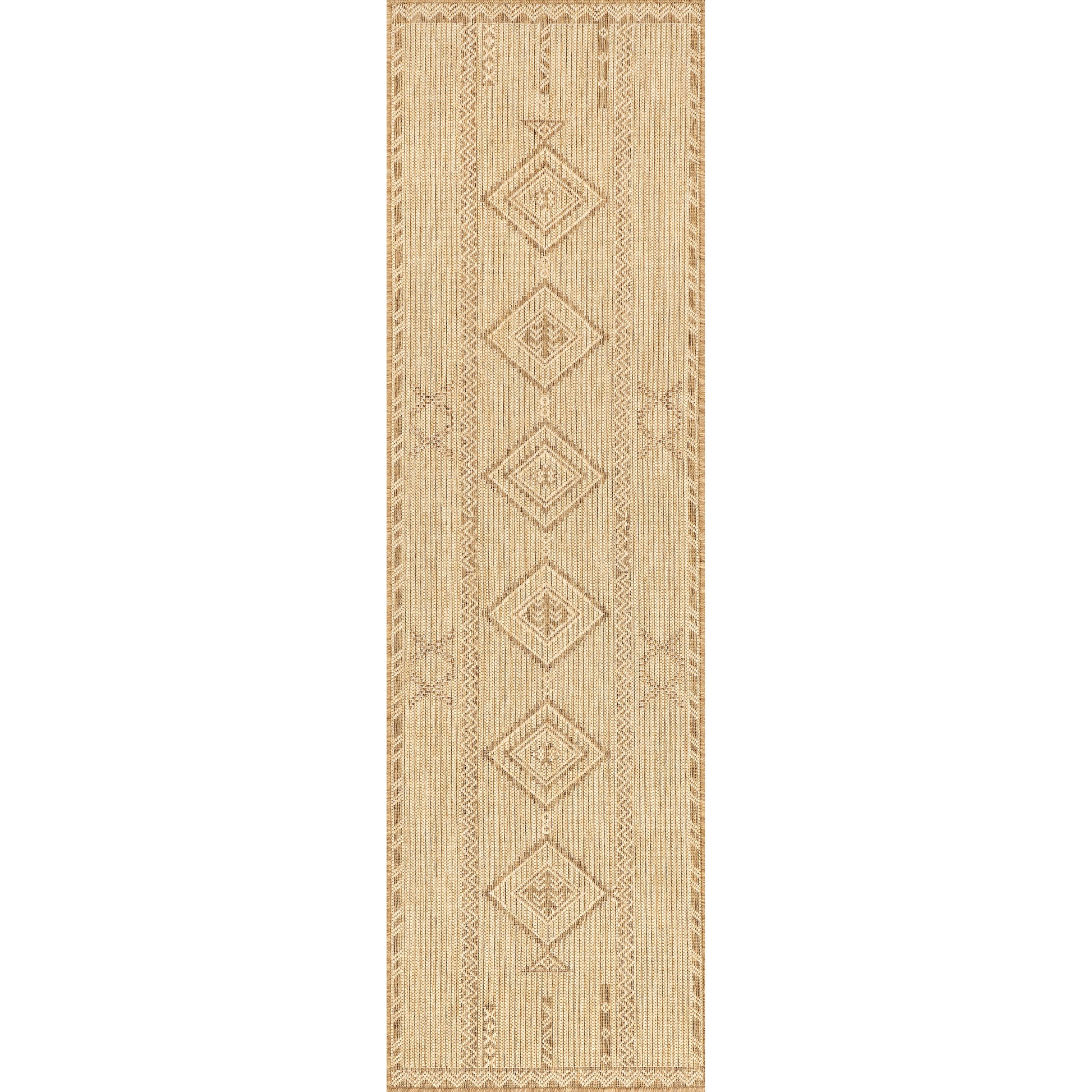 Nuloom Aria Tribal Transitional Nar1809A Beige Area Rug