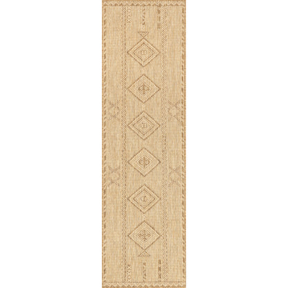 Nuloom Aria Tribal Transitional Nar1809A Beige Area Rug