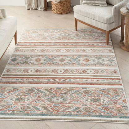 Nourison Thalia Thl03 Ivory Multicolor Area Rug