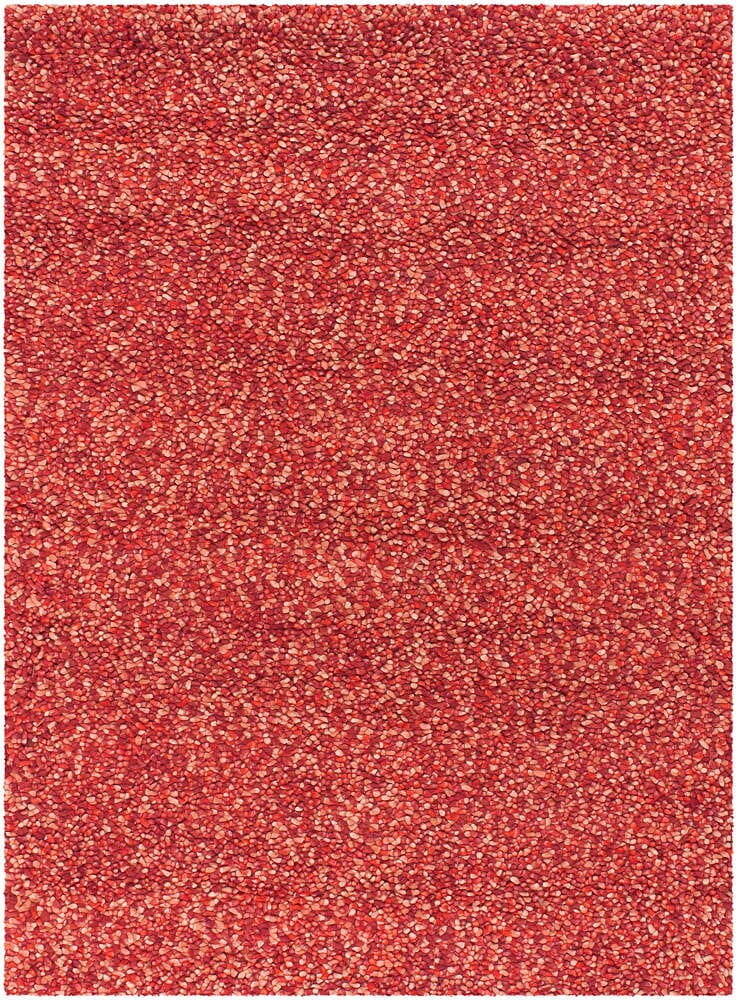 Chandra Gems gem-9600 Red Solid Color Area Rug