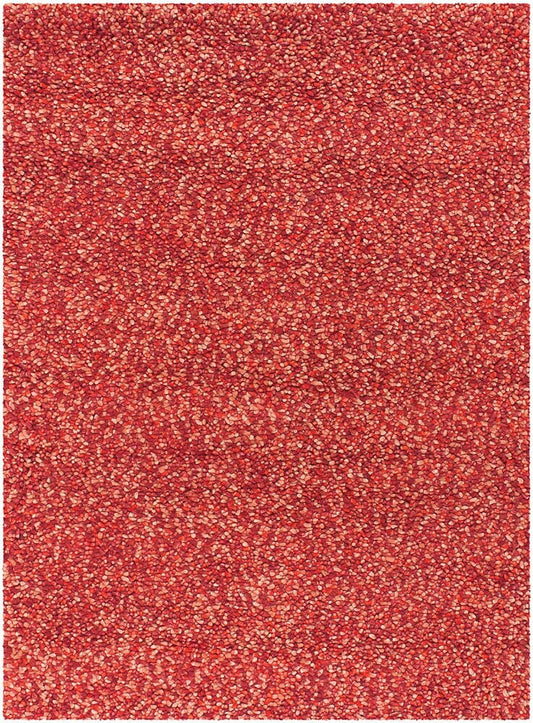 Chandra Gems gem-9600 Red Solid Color Area Rug