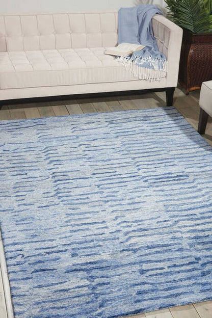 Nourison Gemstone Gem01 Lapis Area Rug