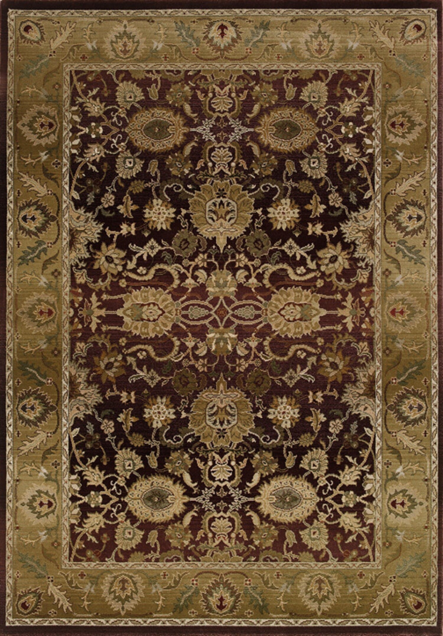 Oriental Weavers Sphinx Generations 1732m Purple / Gold Area Rug