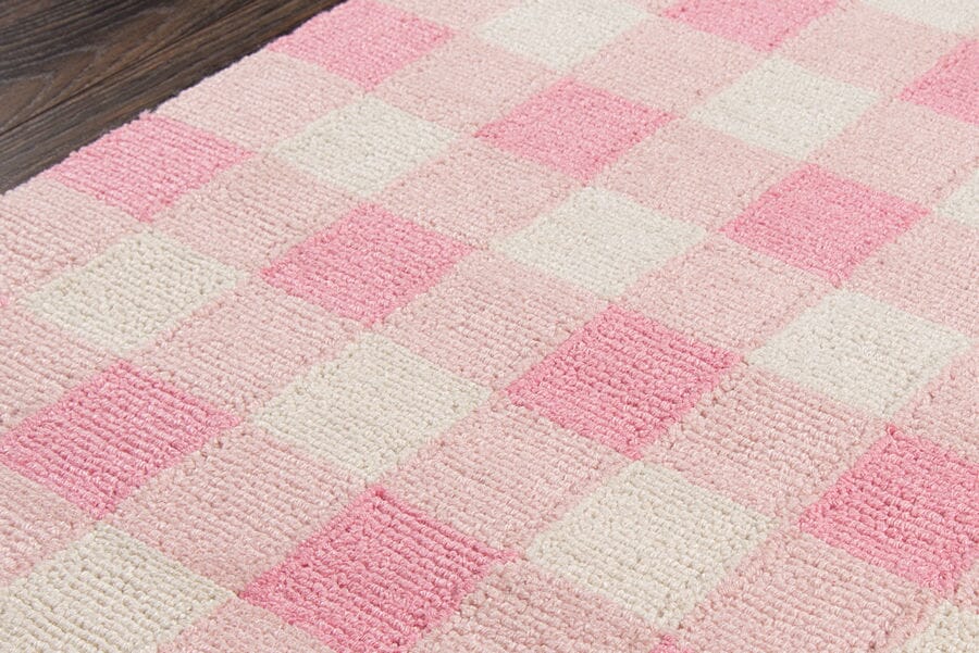 Momeni Geo Geo31 Pink Geometric Area Rug