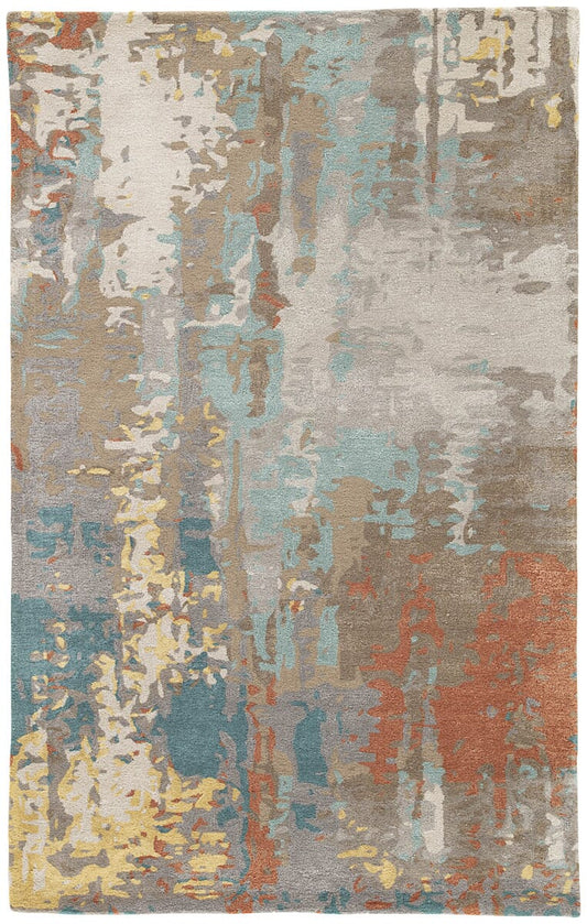 Jaipur Genesis Matcha Ges08 Multicolor Organic / Abstract Area Rug