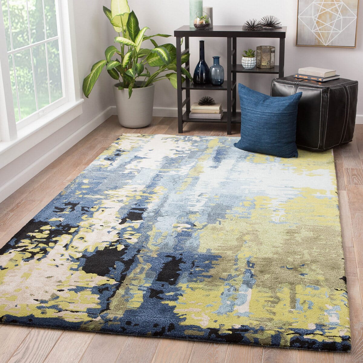 Jaipur Genesis Matcha Ges10 Blue Organic / Abstract Area Rug