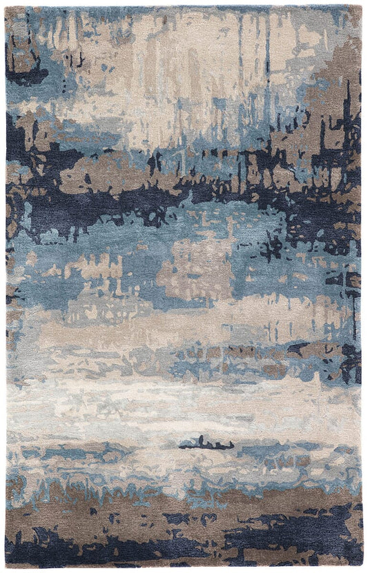 Jaipur Genesis Benna Ges18 Blue Organic / Abstract Area Rug