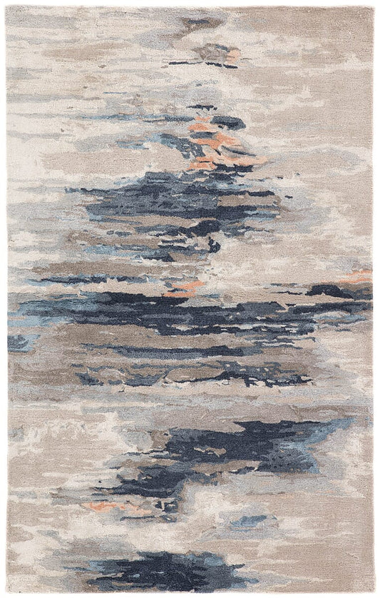 Jaipur Genesis Ryenn Ges19 Blue Organic / Abstract Area Rug