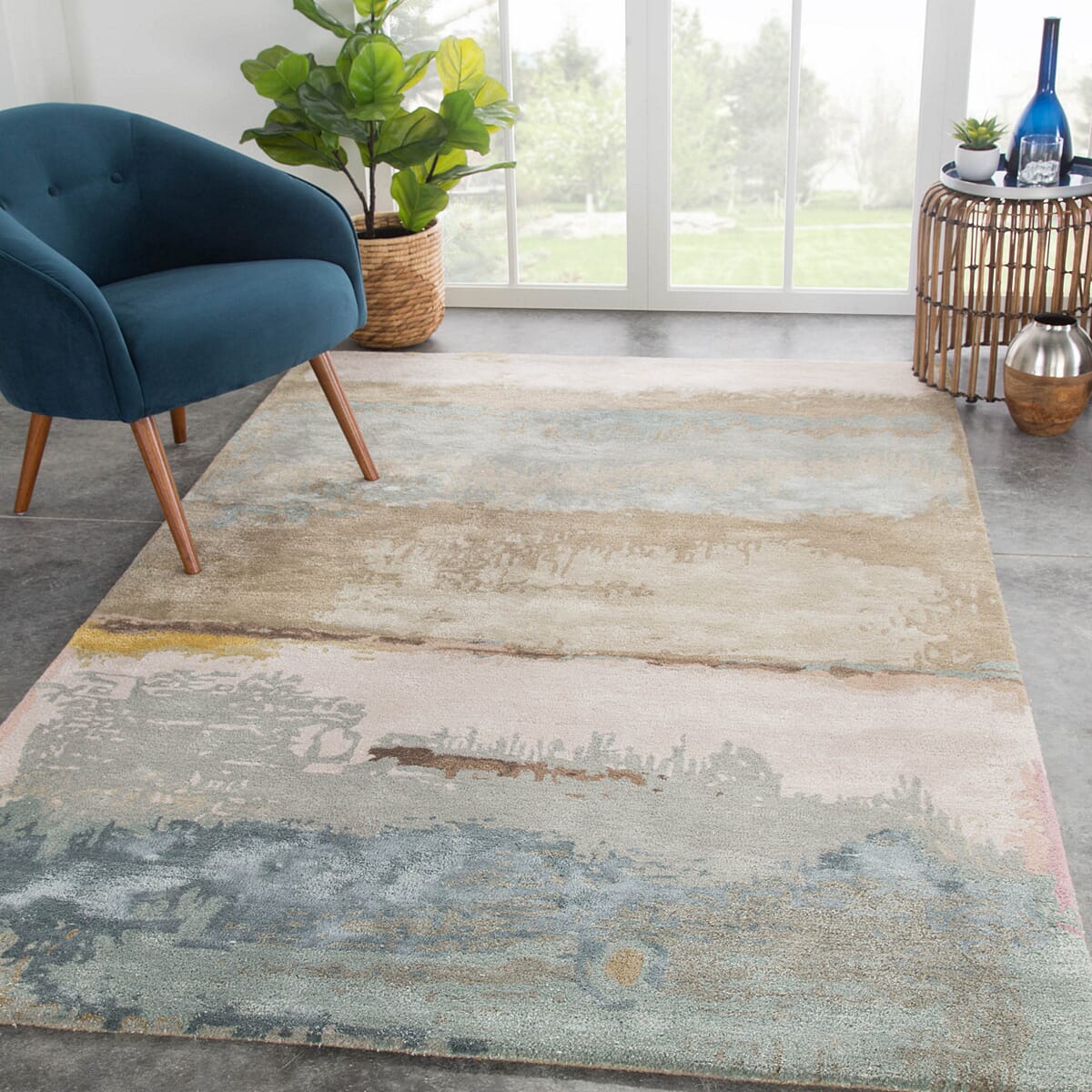 Jaipur Genesis Juna Ges24 Tan Organic / Abstract Area Rug