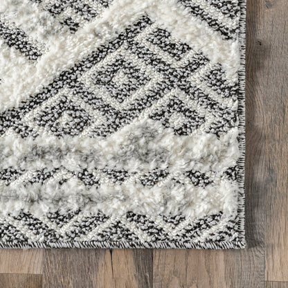 Nuloom Jannette Modern Textured Nja1703A Gray Area Rug