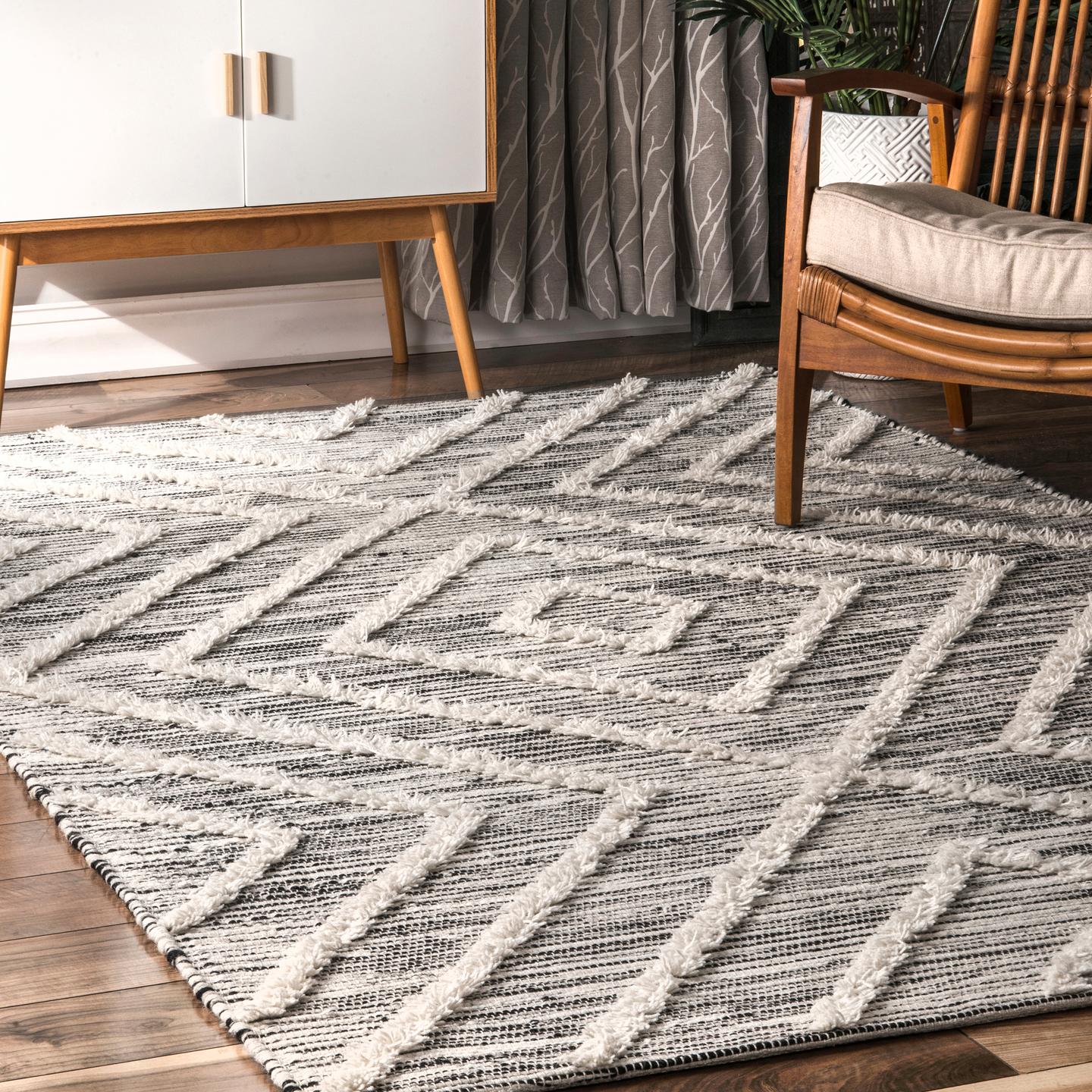 Nuloom Diamond Jenna Ndi3287A Natural Area Rug