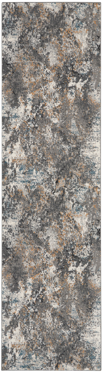 Nourison Tangra Tnr01 Grey/Multi Area Rug