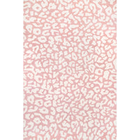 Nuloom Rorie Leopard Print Nro2683C Peach Area Rug