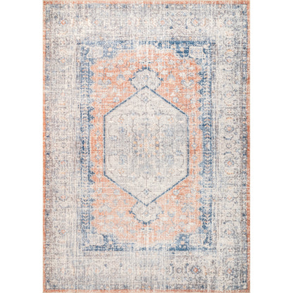 AreaRugs.com Wavaj Nwa1057B Peach Area Rug