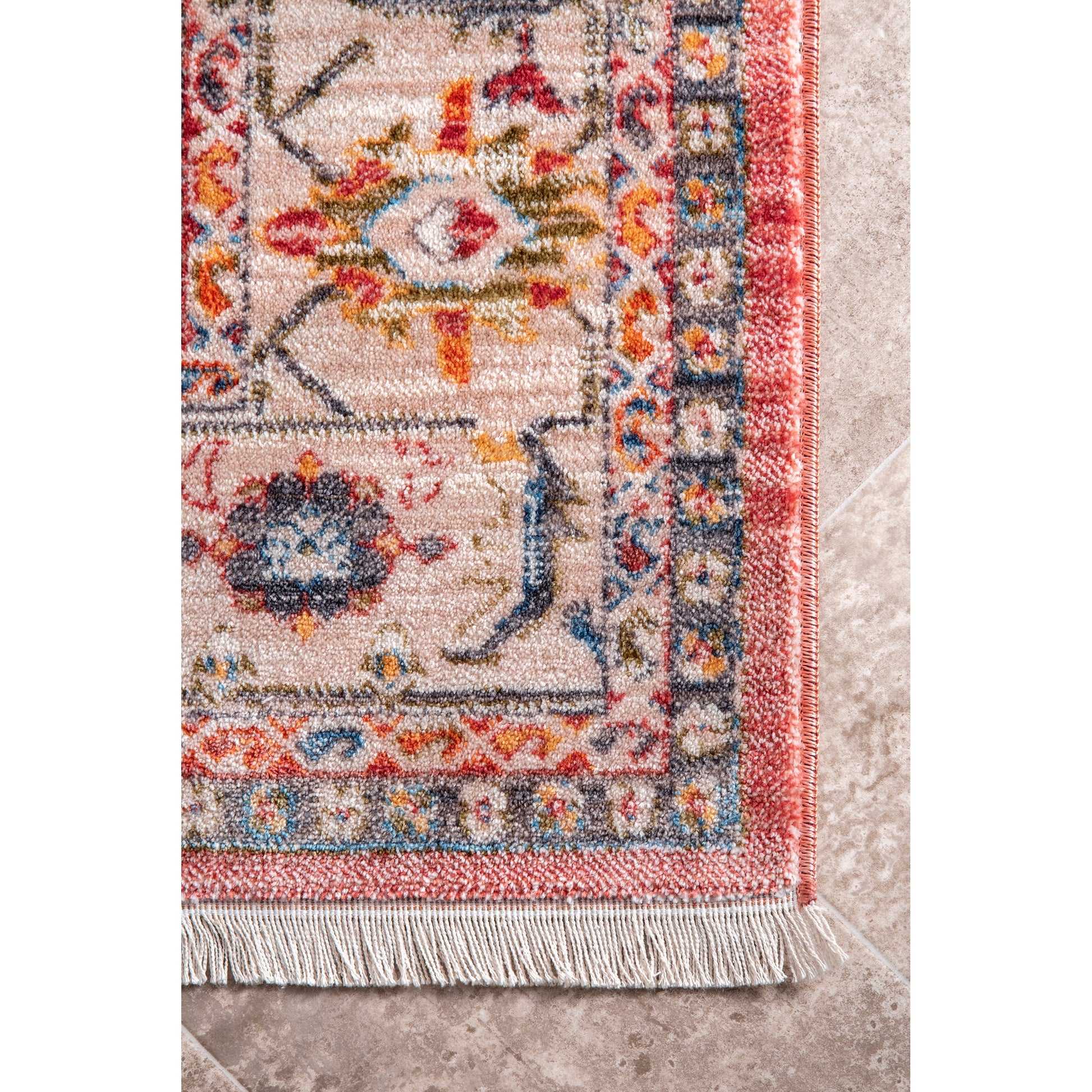 Nuloom Betty Floral Nbe2116A Red Area Rug