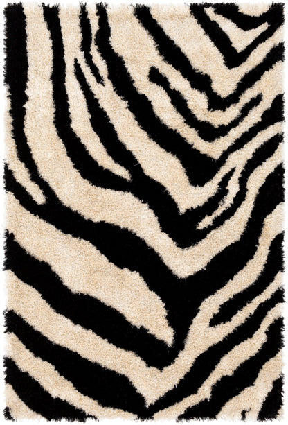 Surya Gibraltar Gib-2305 Black, Cream Area Rug