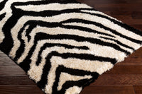 Surya Gibraltar Gib-2305 Black, Cream Area Rug