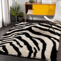 Surya Gibraltar Gib-2305 Black, Cream Area Rug