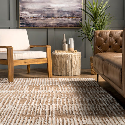 Nuloom Kalle Textured Nka2077A Natural Area Rug