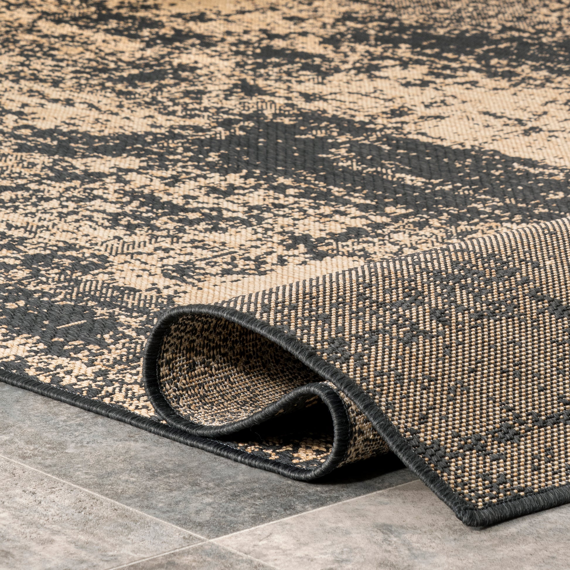 Nuloom Maeve Mottled Nma1780B Charcoal Area Rug