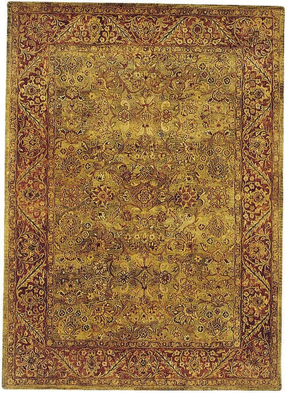 Safavieh Golden Jaipur Gj250A Green / Rust Area Rug