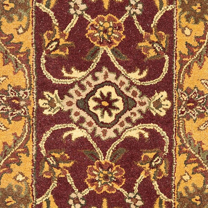 Safavieh Golden Jaipur Gj250C Burgundy / Gold Area Rug