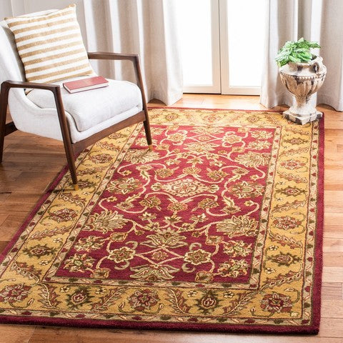 Safavieh Golden Jaipur Gj250C Burgundy / Gold Rugs