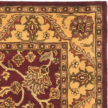 Safavieh Golden Jaipur Gj250C Burgundy / Gold Area Rug