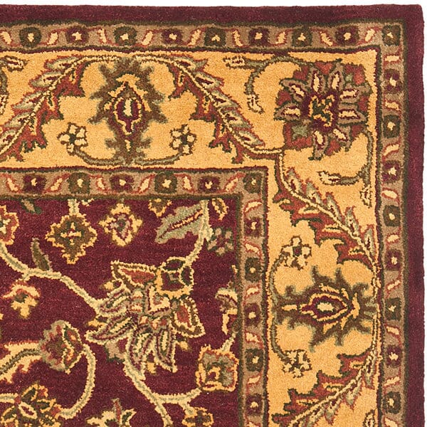 Safavieh Golden Jaipur Gj250C Burgundy / Gold Area Rug