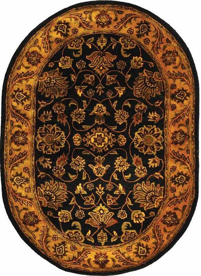 Safavieh Golden Jaipur Gj250D Black / Gold Area Rug