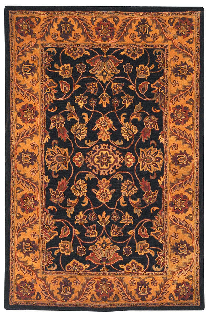 Safavieh Golden Jaipur Gj250D Black / Gold Area Rug