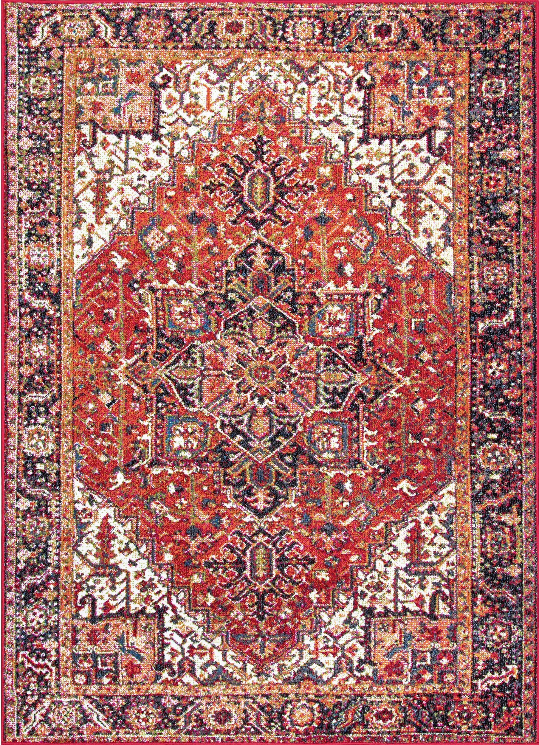 Nuloom Emblem Patrice Nem2535A Orange Area Rug