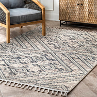 Nuloom Persephone Lattice Npe3393A Light Gray Area Rug