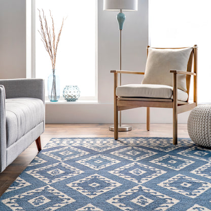 Nuloom Meadow Tribal Nme2703A Blue Area Rug