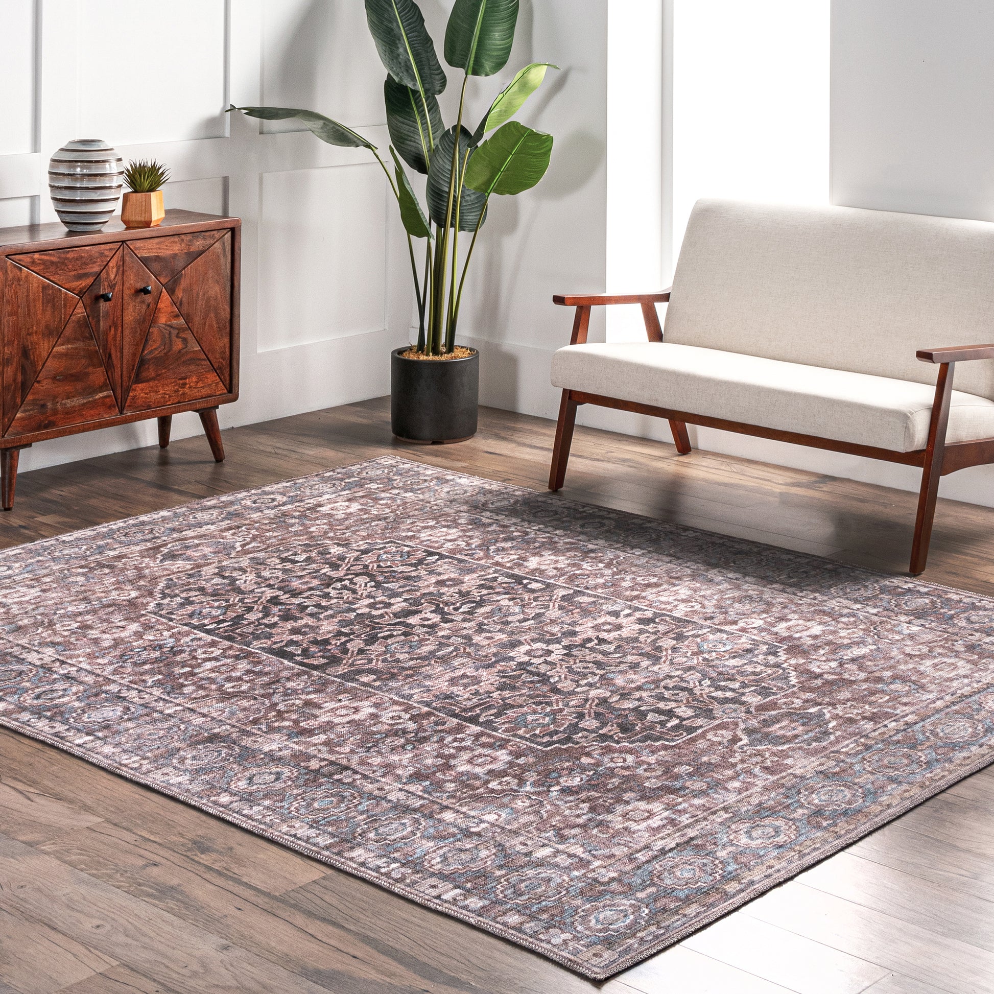 AreaRugs.com Wavaj Nwa1233A Gray Area Rug